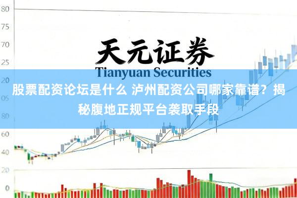 股票配资论坛是什么 泸州配资公司哪家靠谱？揭秘腹地正规平台袭取手段